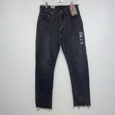 Women's LEVI'S 501 Original High Rise Straight Leg Button Fly Jeans 27x 30 NWT