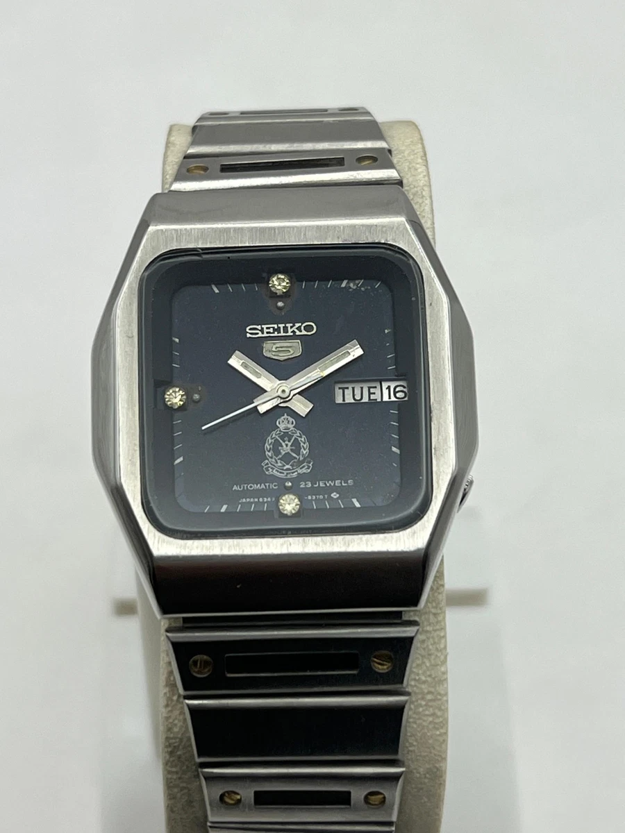 Seiko 5 Stainless Steel Band Wristwatches with 23 Jewels for sale