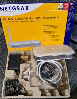 NETGEAR 54 4 10/100 Wireless G Router (DG834GBGR)