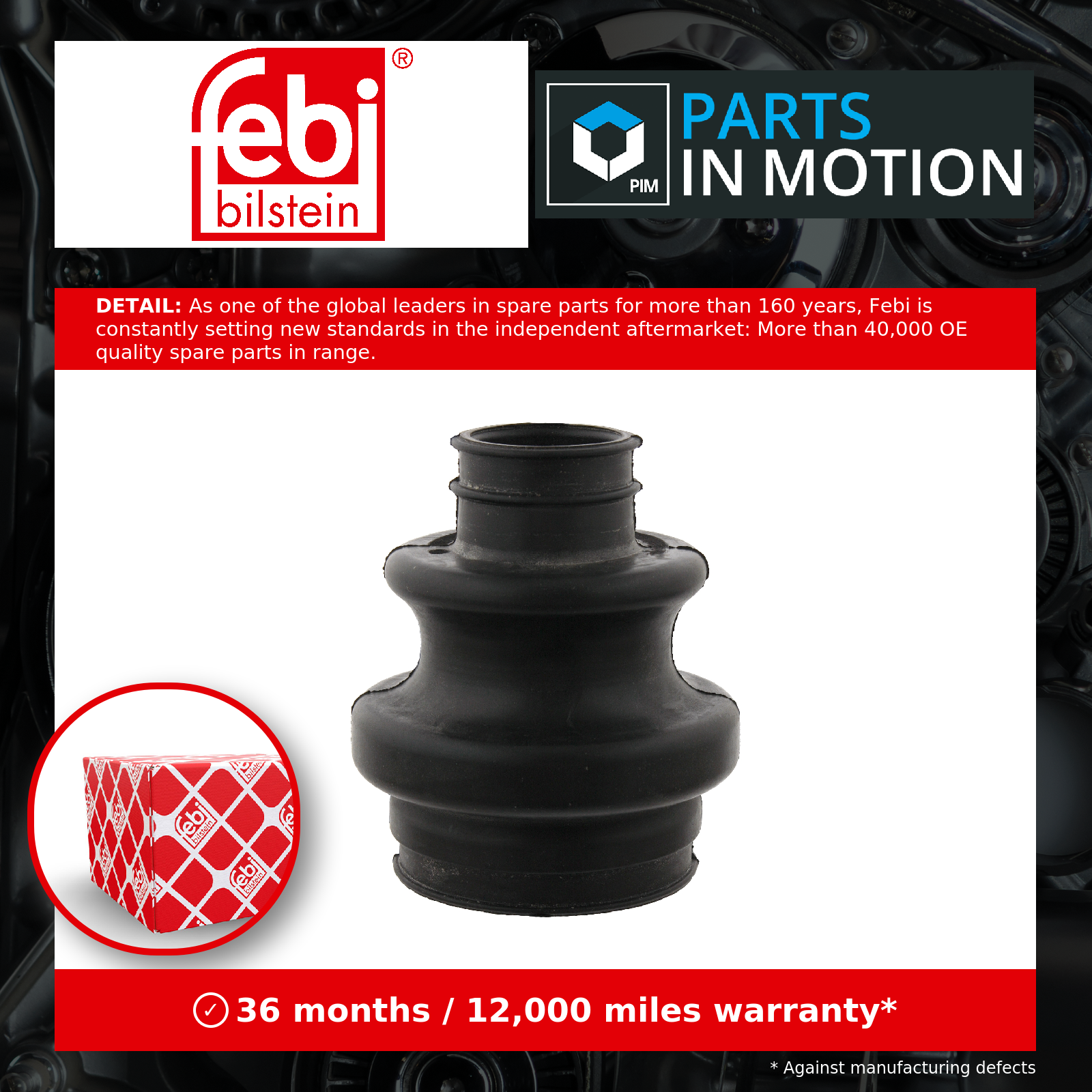 CV Joint Boot fits MERCEDES S500 W140, W220 5.0 93 to 05 C.V. Driveshaft Gaiter - Image 5