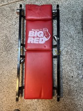 Big Red 36 2-piece Padded Rolling Garageshop Creeper Mechanic Cart Wheadrest