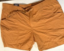 Eddie Bauer Men's Ripstop Tech Pull On Short XXL, Brown Sugar MSRP 70 Pockets