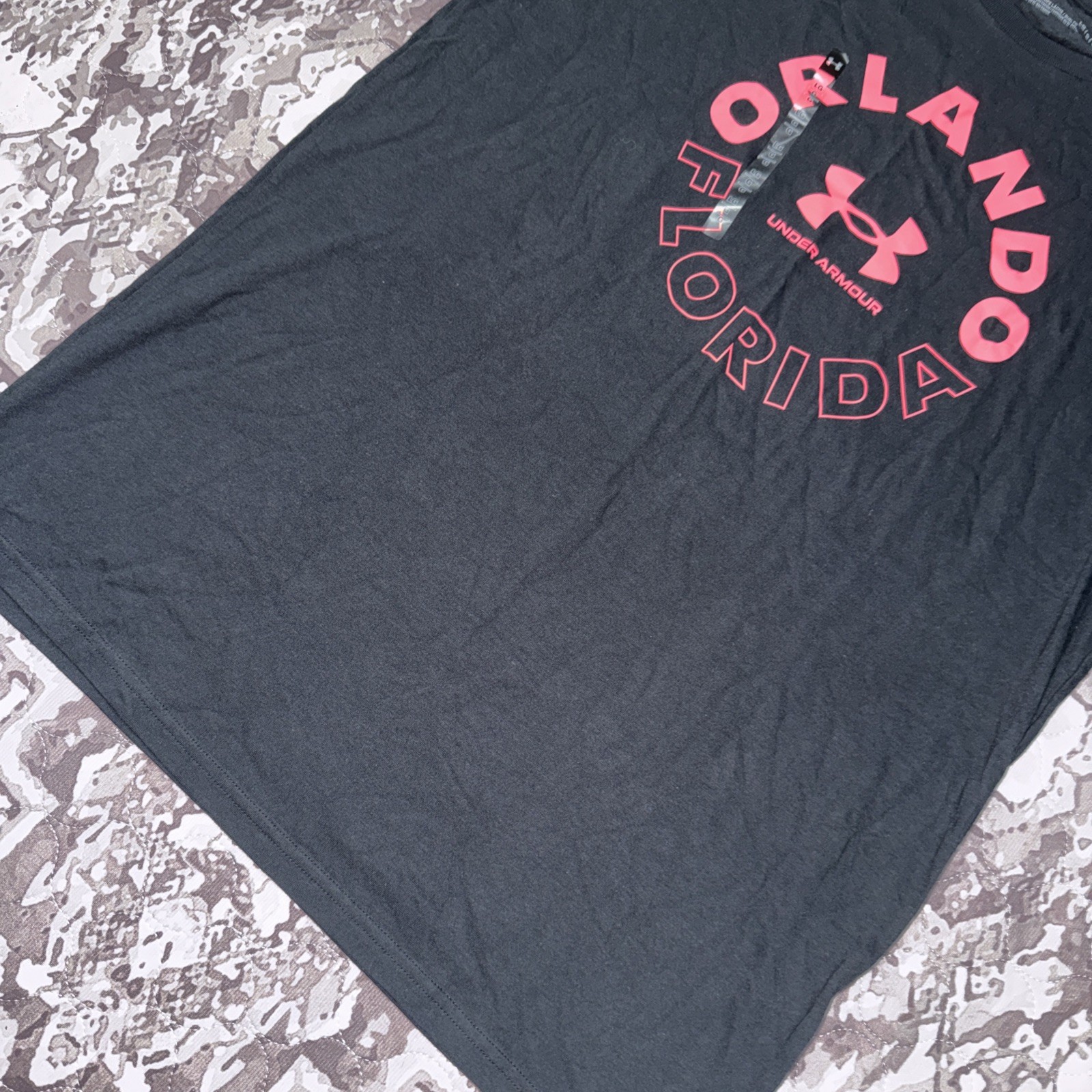 NWT Under Armour Orlando Florida T-Shirt Black Men’s Size Large thumbnail 2