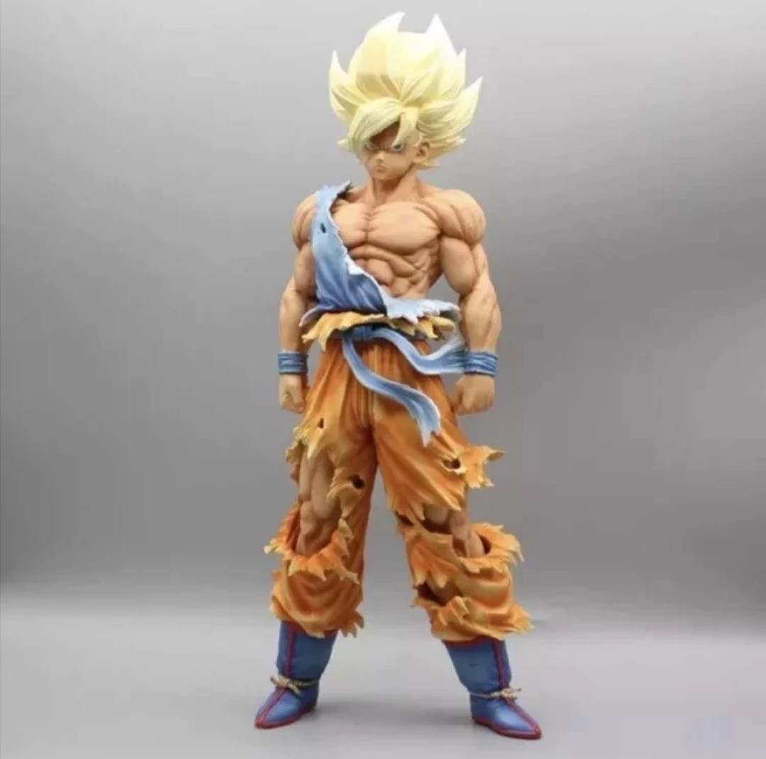 Action Figure Dragon Ball Z Goku Super Sayan 28cm Statua Da Collezione New Anime