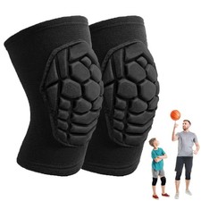 Lightweight Knee Pads with Sponge Padding for Sports, Black, Size M