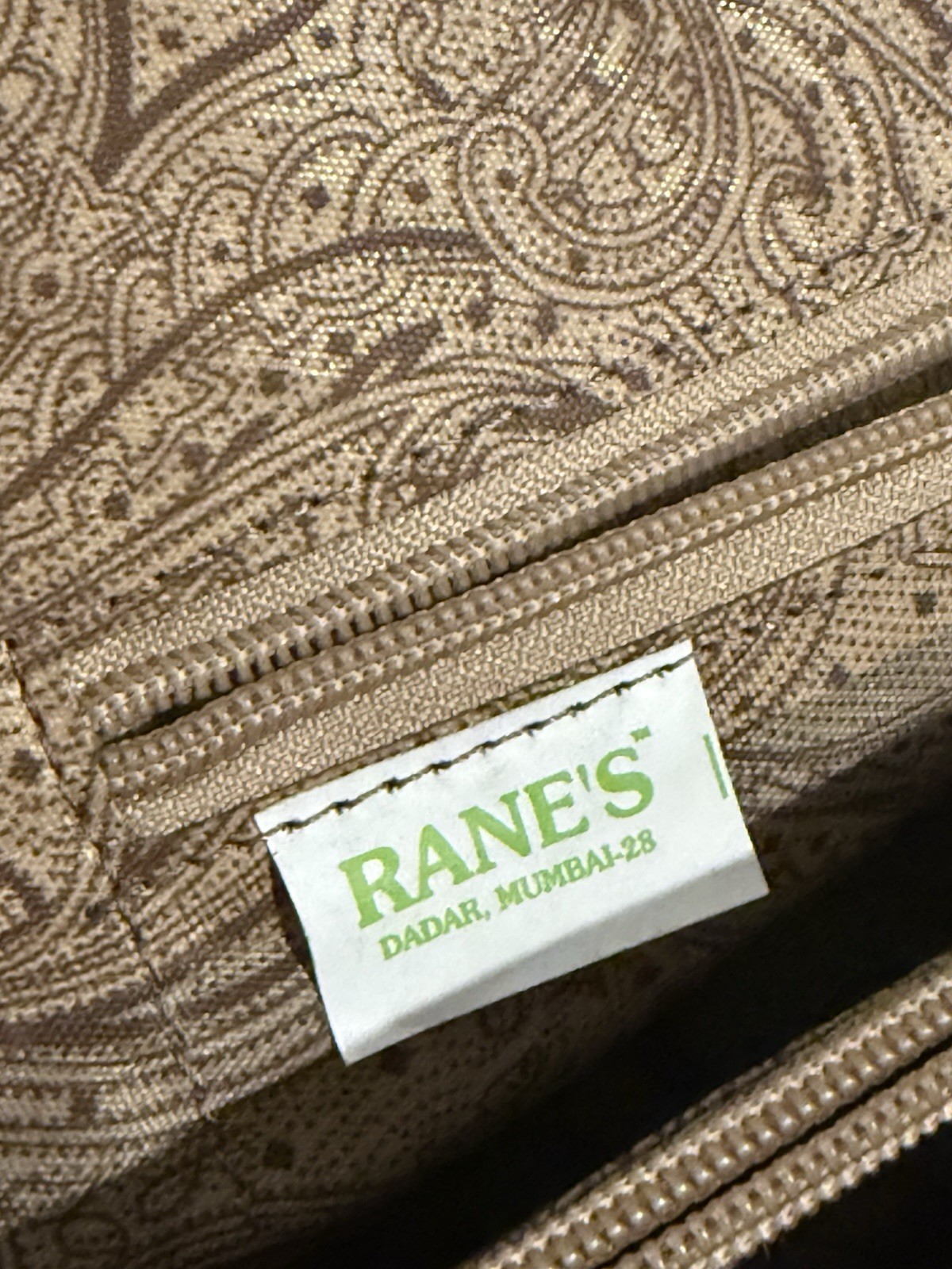 Ranes Medium Green Lightweight Patterned Bag With… - image 7
