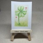 ACEO Original Lovely Luck - Fruit Watercolor Trading Card - by Smolart — photo 1