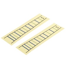 Violin Finger Position Marker Sticker Fret Guide Indicator 4/4 Yellow,2pcs