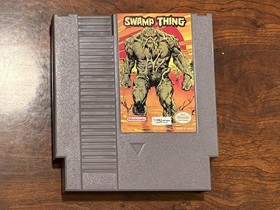 NES Swamp Thing - Near Complete CIB Rare! Nintendo 1992