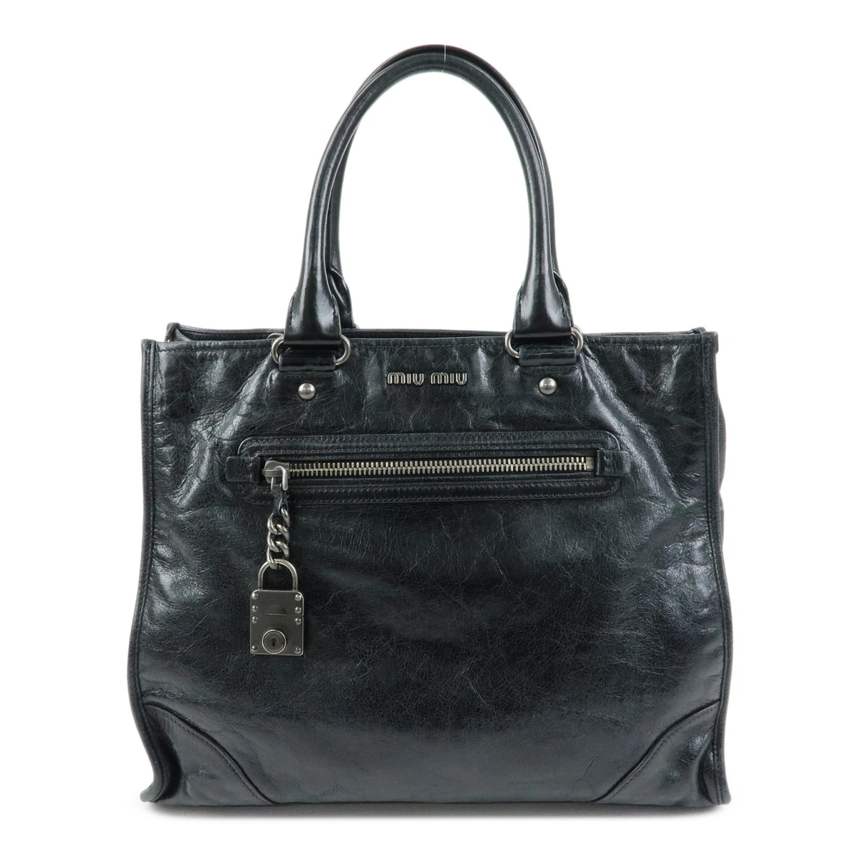 Miu Miu Leather Shoulder Bags for Women for sale | eBay