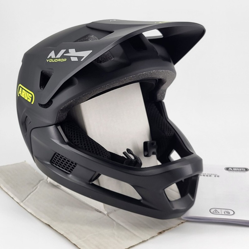 ABUS YouDrop FF Kids MTB - Velvet Black Small 48–55cm RRP £110 Read Description