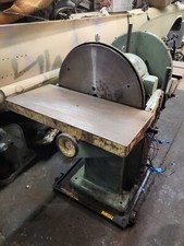 20" Disc Sander Grinder Oliver Double Sided Pedestal Type Model 382 Made In USA