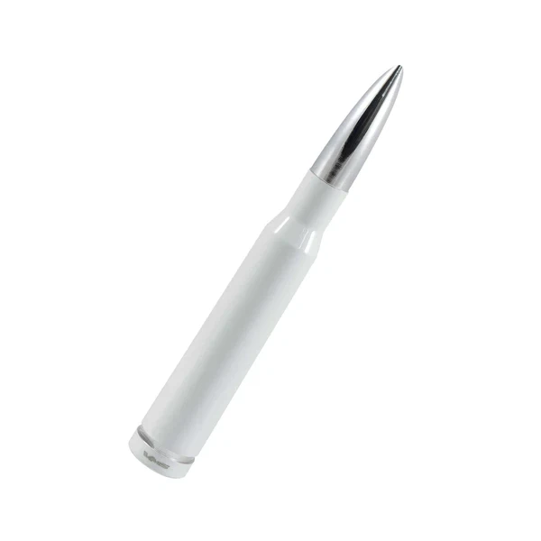 VMS White and Chrome Bullet Antenna for Ford F150 Raptor Ranger Excursion - Image 3 of 3