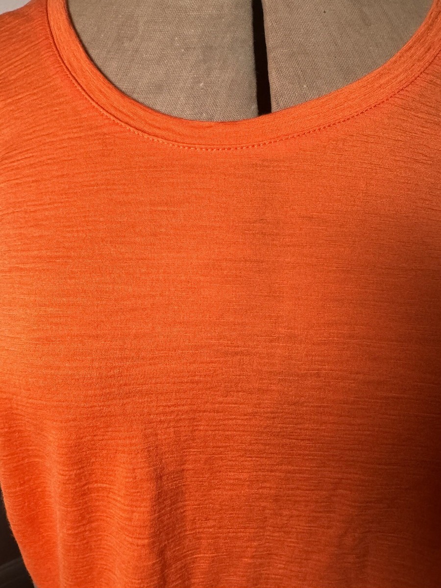Women's Rapha Classic Merino Wool T-Shirt, Orange, Size Small