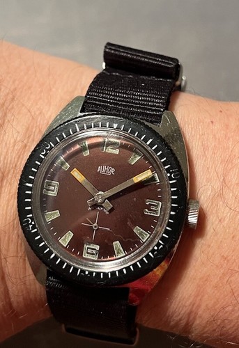 Vintage Alihor Yema 70s French Skin Diver FE-233 Manual Serviced NR