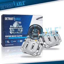 Front Disc Brake Calipers w/ Bracket for 2005 - 2012 Ford F-250 F-350 Super Duty