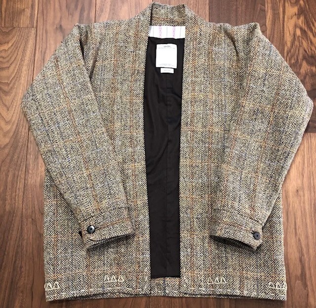 VISVIM SANJURO KIMONO JKT Harris TweedBrown Size 1 Visvim | eBay