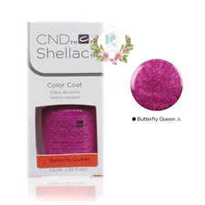 CND Shellac UV Gel Polish 0.25 oz NIB Butterfly Queen