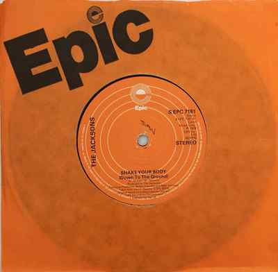 THE JACKSONS - Shake Your Body (Down To The Ground) (7'') (G+/VG-)