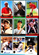1999 Just Baseball base Autographs & Stars	 133    Card Lot