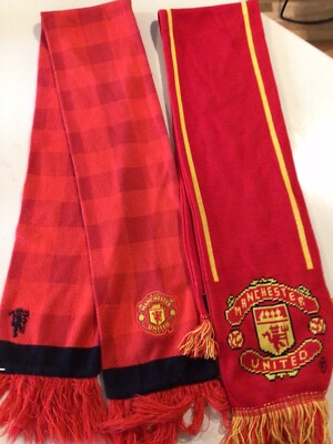 NIKE × Manchester United マフラー Manchester United Scarf Nike Soccer Avon Lot of 2 Red H2 | eBay
