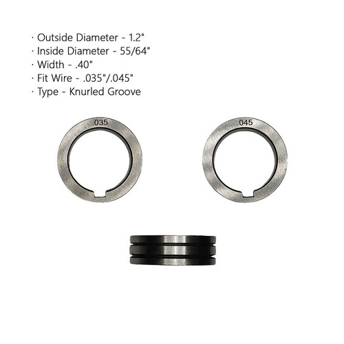 Knurled Drive Roll for MIG Welders Provides Smooth Wire Feeding - Picture 90 of 90