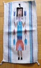 Indianer Decke Rug Yei Dancer Native Indian 70 x 38 cm