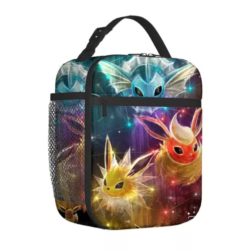 Pikachu Pokemon Insulated Lunch Bag School Picnic Snack Lunchbox Travel Box Gift - Picture 18 of 69