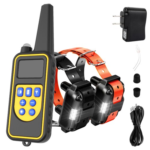 3000 FT Dog Training Collar Rechargeable Remote Shock PET Waterproof Trainer US - Picture 15 of 33