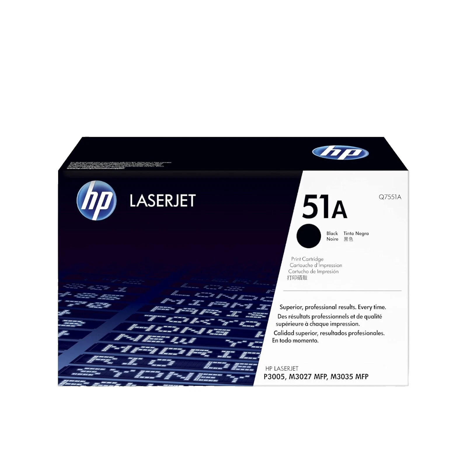 Los cartuchos de tóner negro para Universal HP