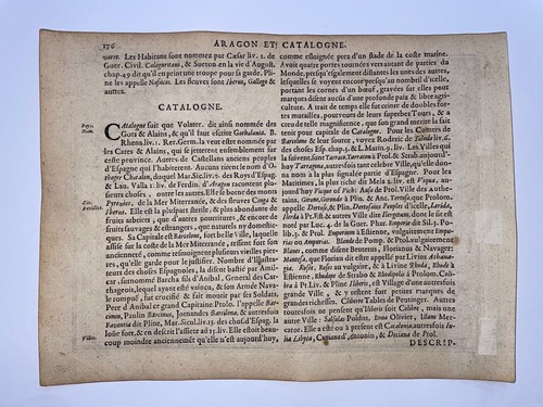 ARAGON KATALONIEN SPANIEN 1614 MERCATOR HONDIUS ATLAS MINOR SCHÖNE ANTIKE KARTE - Bild 5 von 5