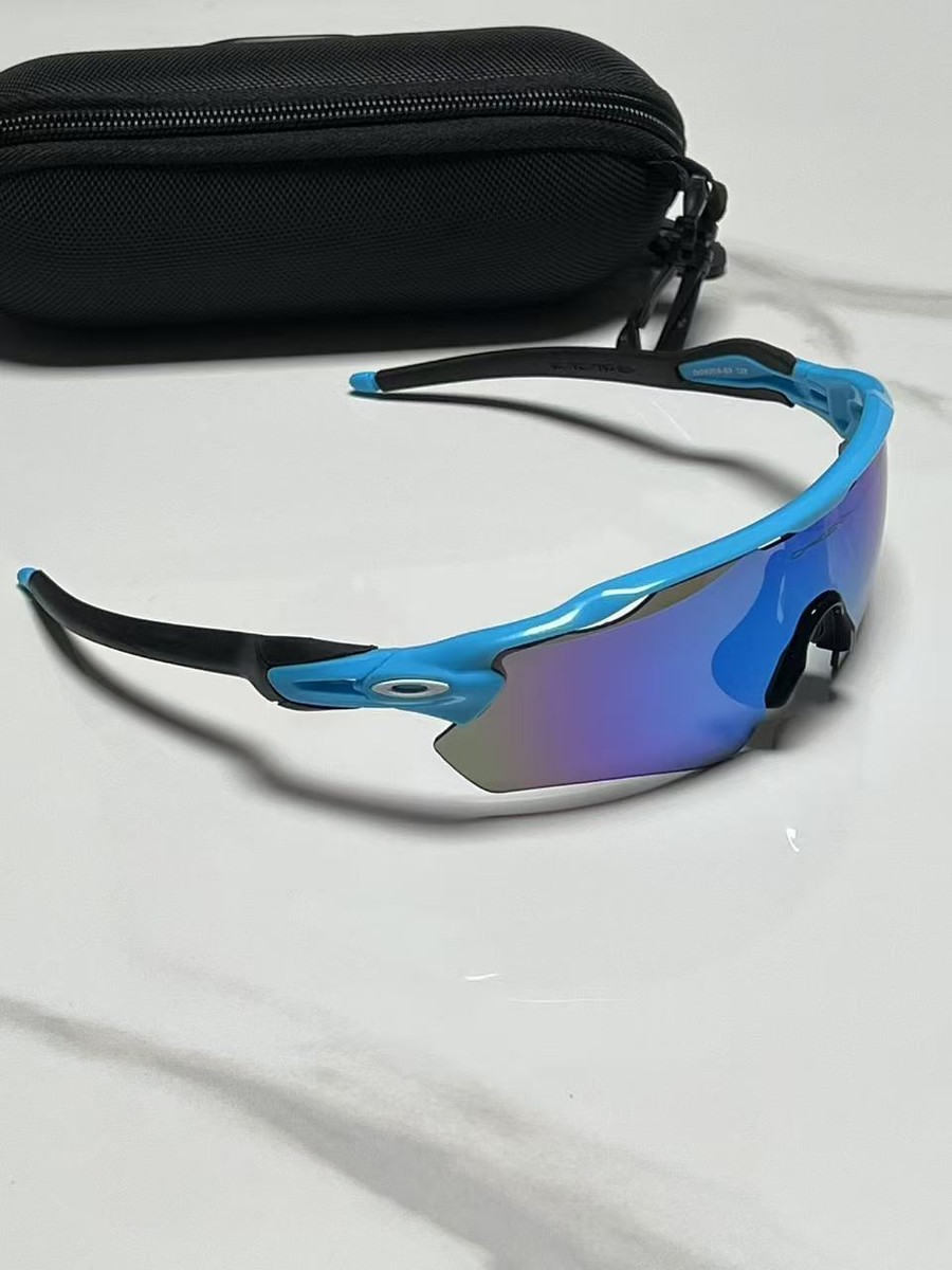 NEW OO9208 Oakley Radar EV Patn Sunglasses Blue Frame Polarization