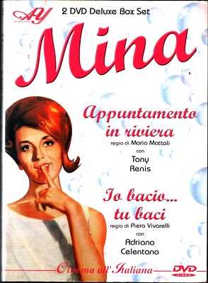 Mina De Luxe 2 DVDs auf Italienisch. Adriano Celentano