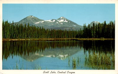 Scott Lake, Central Oregon, Anderson Sundry Co., Portland, Oregon. Postcard
