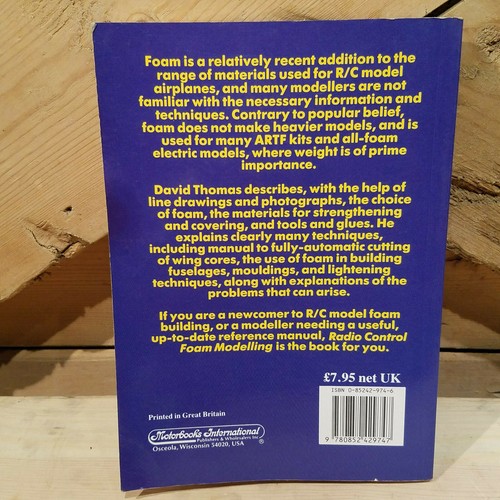 Radio Control Foam Modellling By David Thomas Argus Books 1989 - Swanky Barn - Imagen 2 de 11