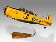 North American Harvard 370 RCAF Version 2 Wood Airplane Model Small Scale 1/48