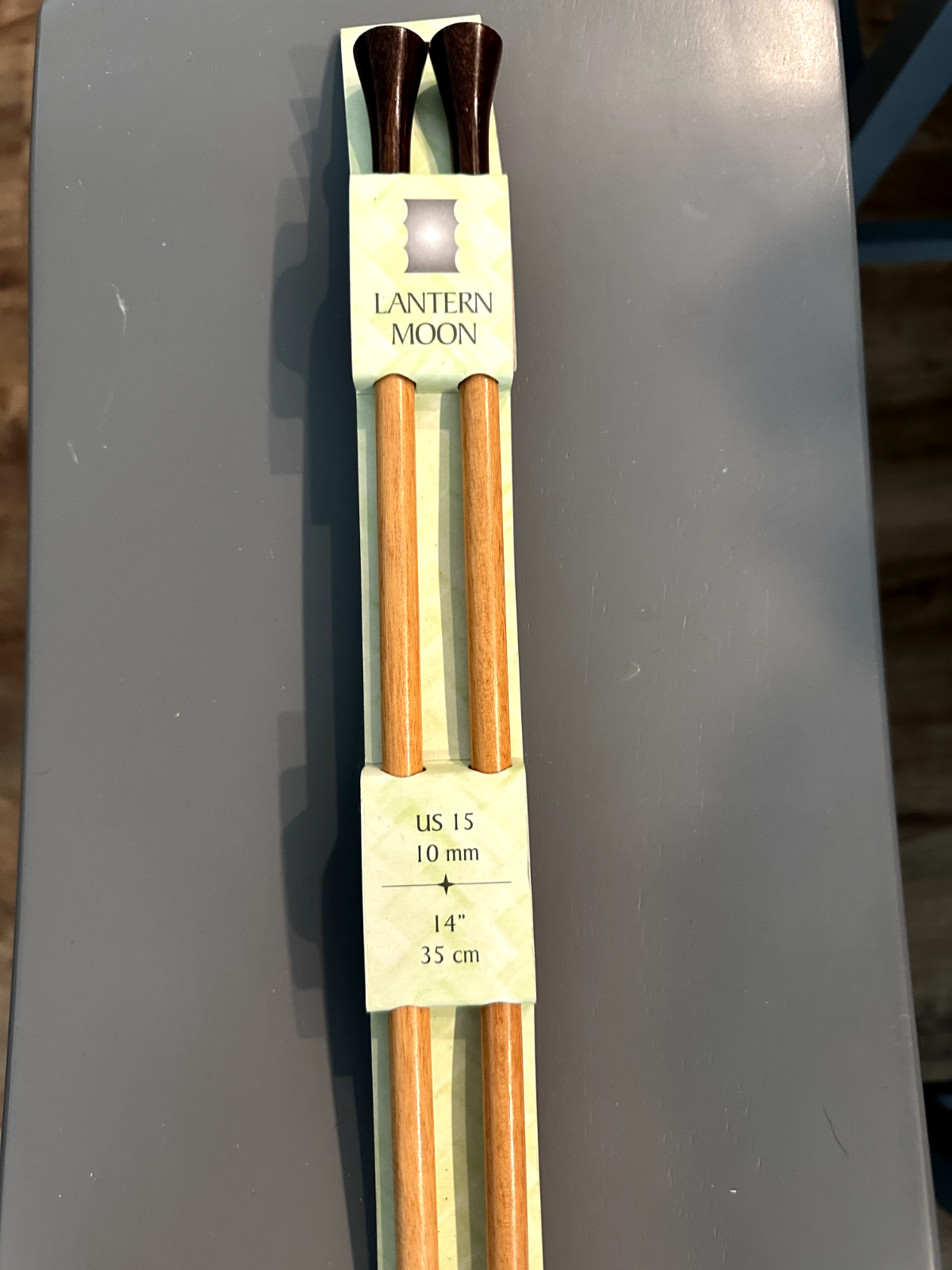 LANTERN MOON BLONDE SINGLE POINTED WOOD KNITTING NEEDLES US 1510.0 MM