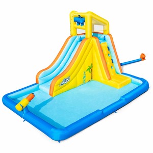 H2OGO! Beachfront Kids Inflatable Outdoor Mega Water Park with Slide (For Parts) - Click1Get2 Coupon&set=par1&price_min=200&sale=mega Discount