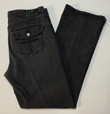 Lauren Ralph Lauren LRL Classic Green Label Jeans Black Mid Rise