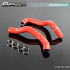 Fit For 1994-1995 Ford Mustang GT/GTS/SVT Silicone Radiator Hose+Clamps Kit Red