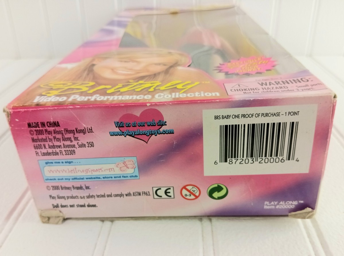 2000 Britney Spears Doll Video Performance Collection Black 2000 Britney Spears Doll Video Performance Collection Black
