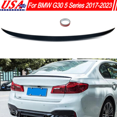 Heckspoiler Heckflügel Spoiler Für BMW 5ER G30 Limo Schwarz Lackiert