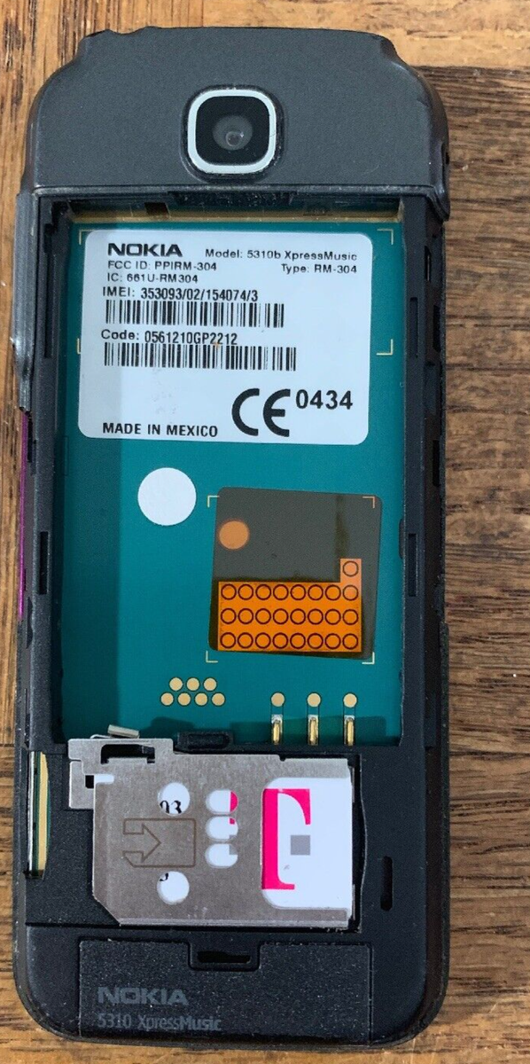Nokia XpressMusic 5310 - Black and Purple (T-Mobile) Cellular