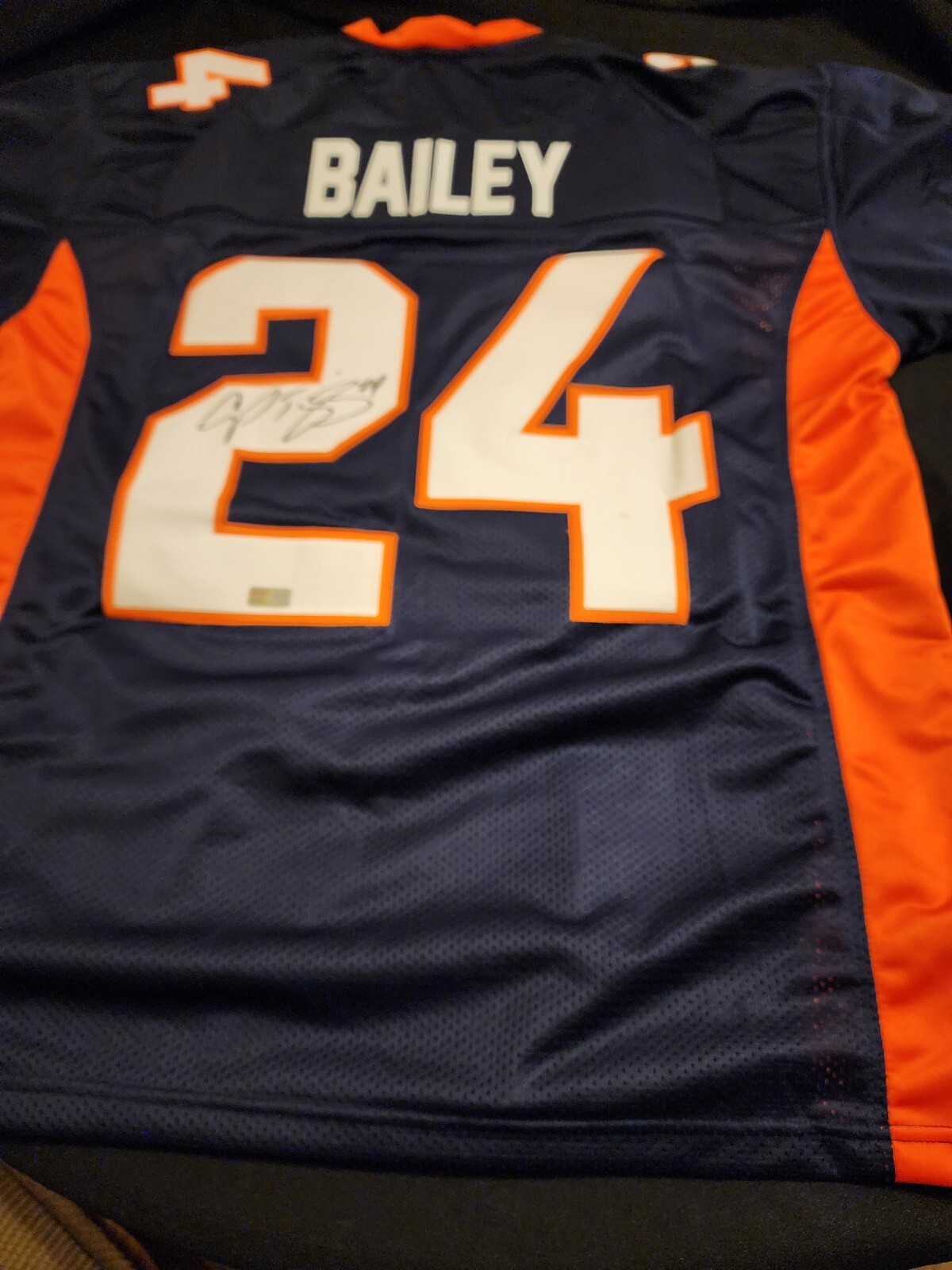 Champ Bailey Autographed Signed Denver Broncos NFL Jersey Beckett 