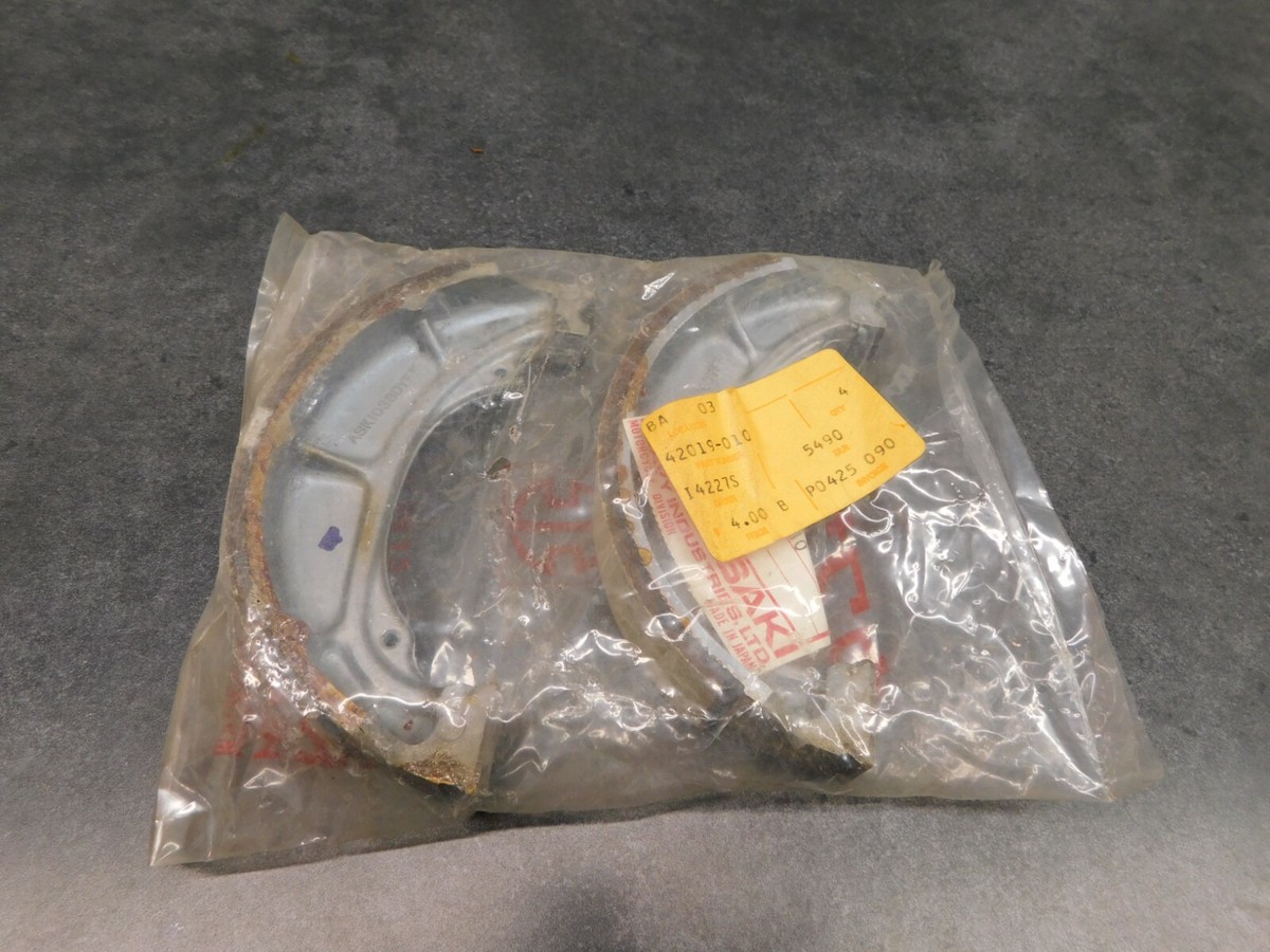 happyＭ Kawasaki NOS Brake Shoe (2) F7 F12MX KD KE KS KT KX KZ KDX 71-85