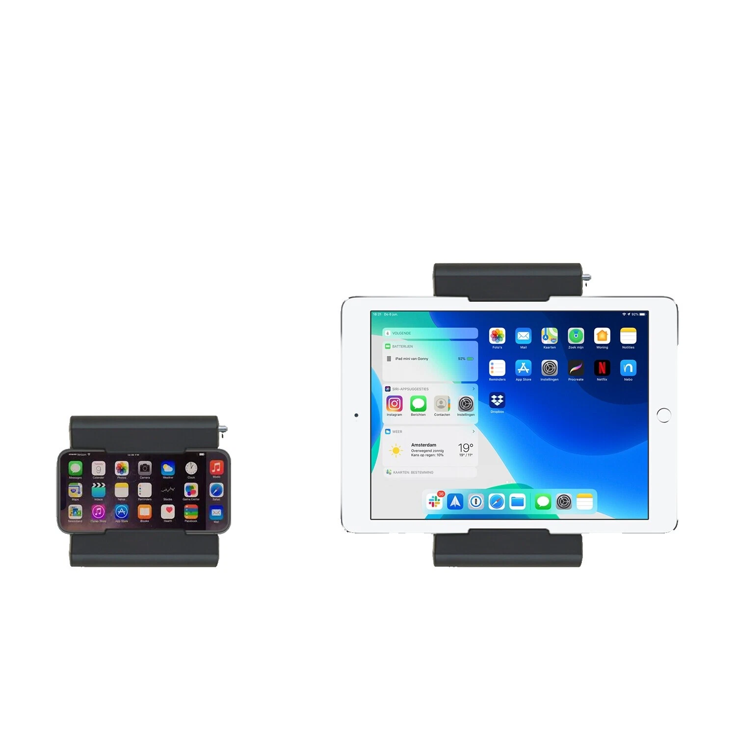 Lector de libros electrónicos Y Tablet Soportes de pared para Amazon Samsung Galaxy Tab S2