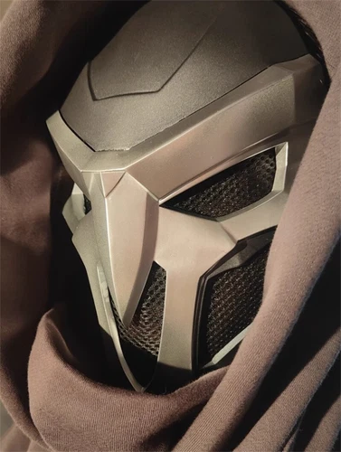 Overwatch 2 Reaper Gabriel Cosplay Full Face Mask Halloween Party FRP COS Prop - Picture 7 of 8