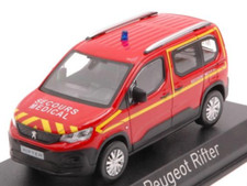 1/43 PEUGEOT RIFTER FIREFIGHTERS RESCUE MEDICAL 2019 NOREV 479070