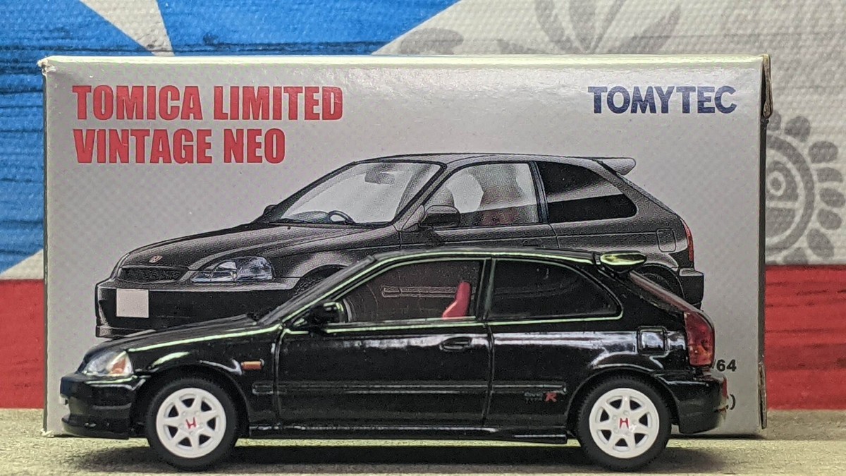 TOMICA LV-N158c 1997 HONDA CIVIC Type R 1:64 SCALE LIMITED VINTAGE