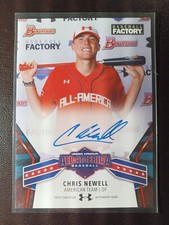 Topps Bowman Baseball Factory Chris Newell Autograph UAA-14